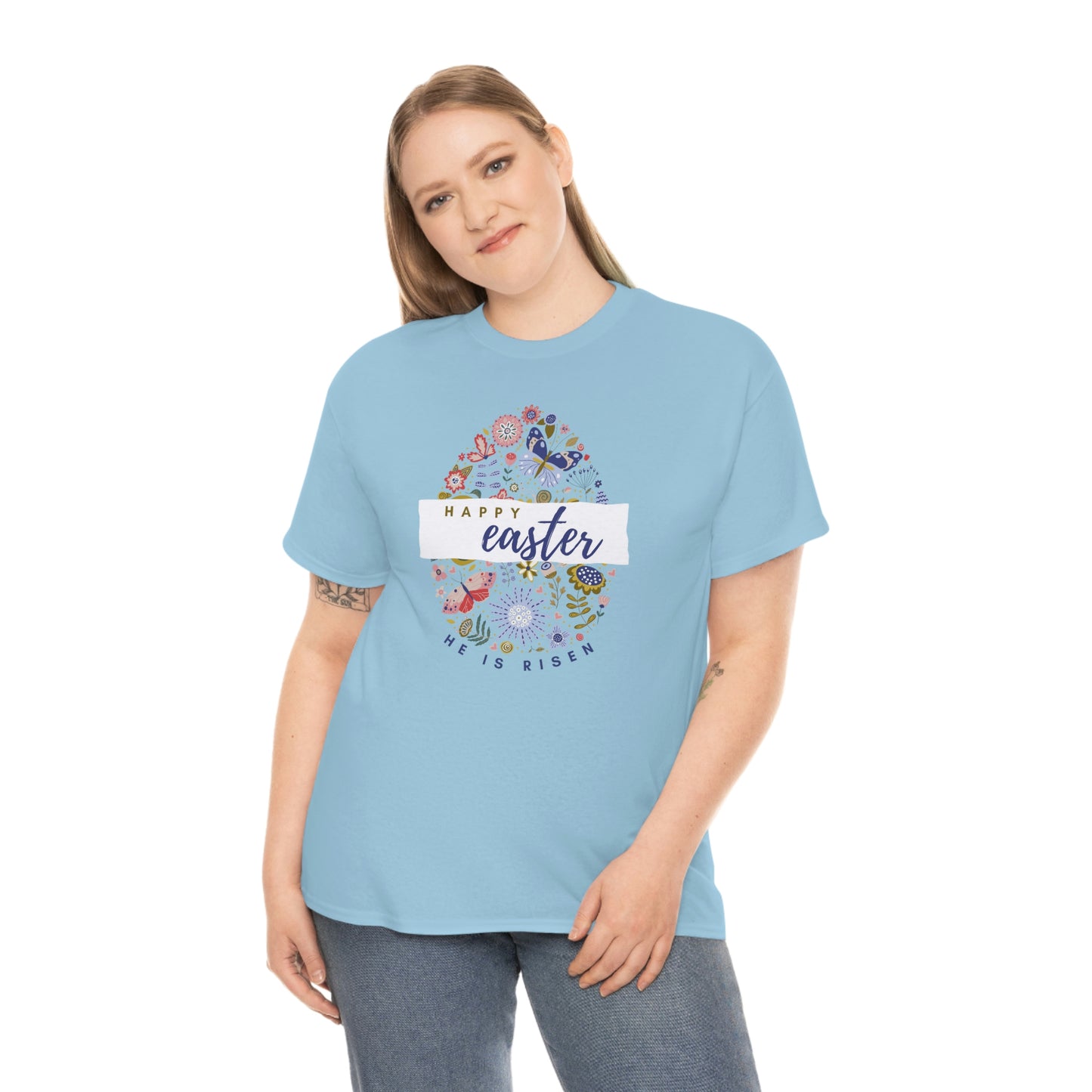 "Happy Easter" Unisex Heavy Cotton Tee