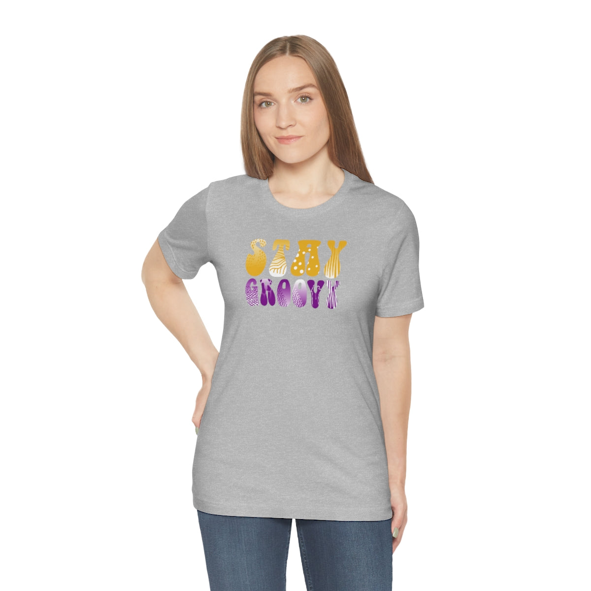 Stay Groovy Unisex Jersey Short Sleeve Tee
