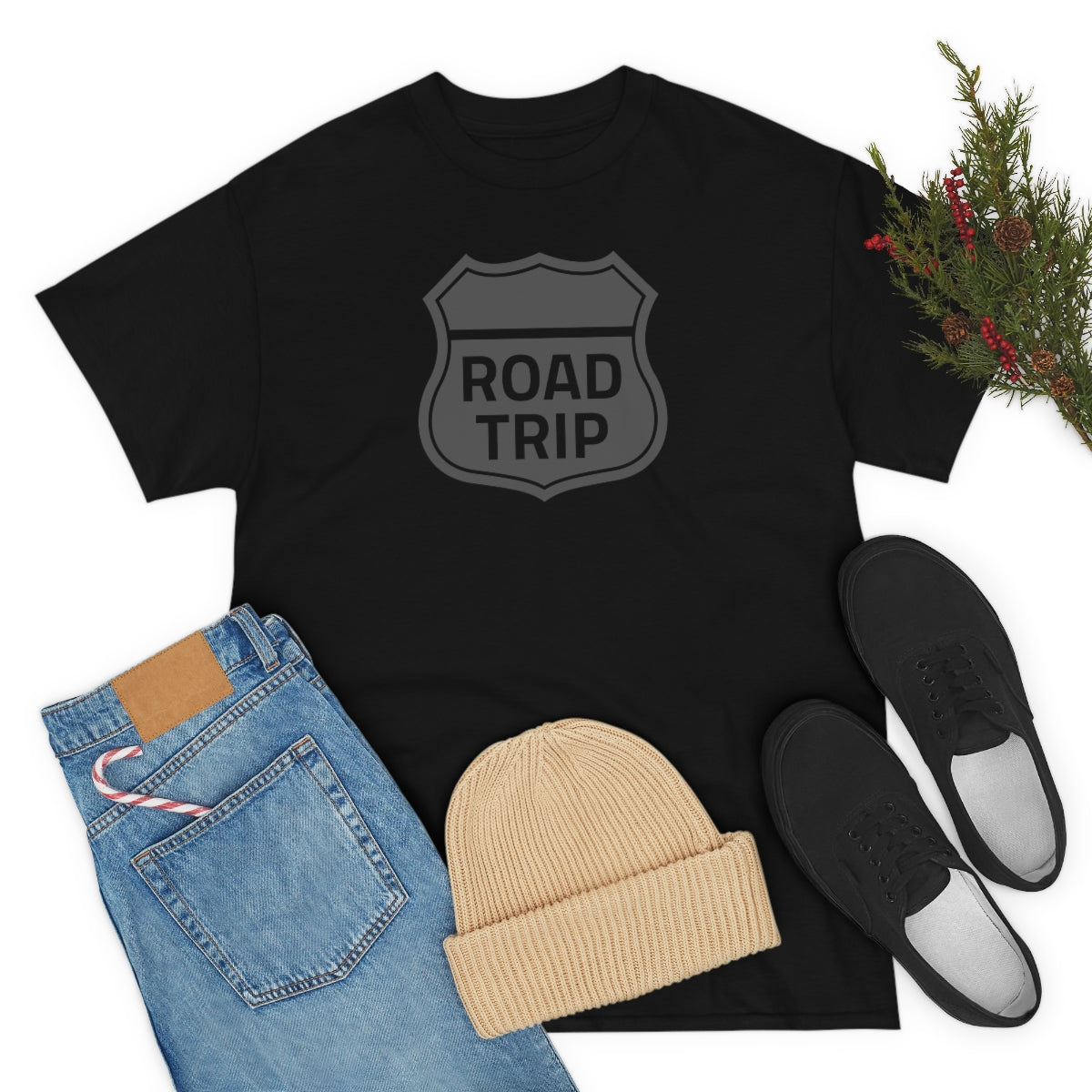 "Road Trip" Unisex Heavy Cotton Tee