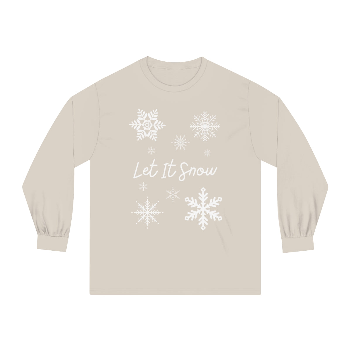 "Let It Snow" Unisex Classic Long Sleeve T-Shirt