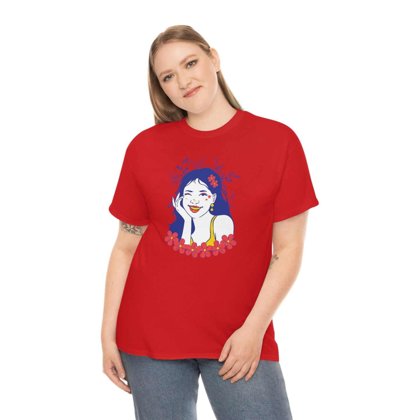 "Sunny Smiles" Unisex Heavy Cotton Tee