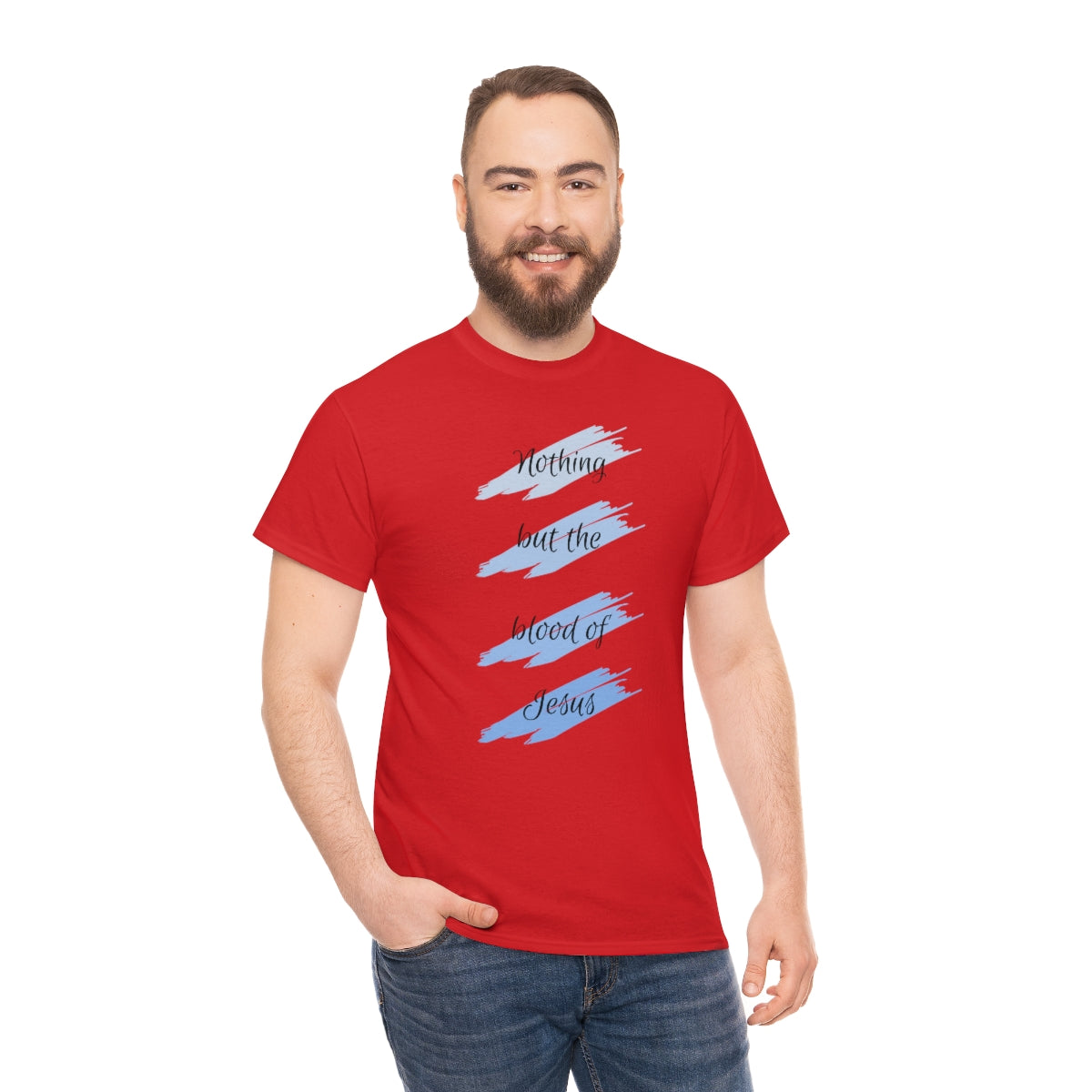 "Nothing But the Blood" Unisex Heavy Cotton Tee