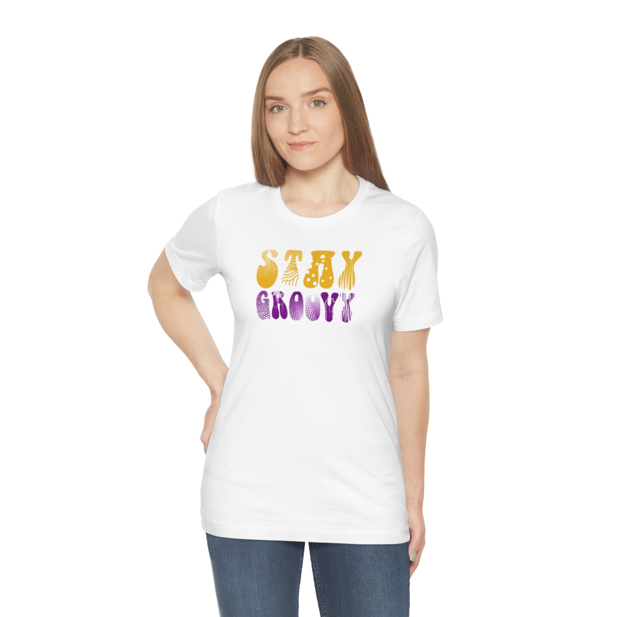 Stay Groovy Unisex Jersey Short Sleeve Tee
