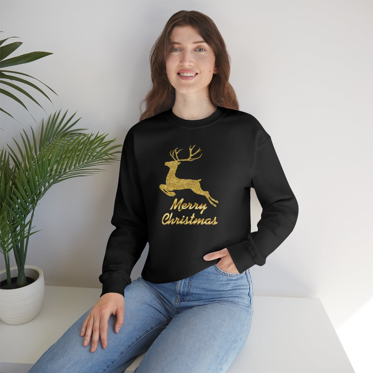 "Merry Christmas" Unisex Heavy Blend™ Crewneck Sweatshirt