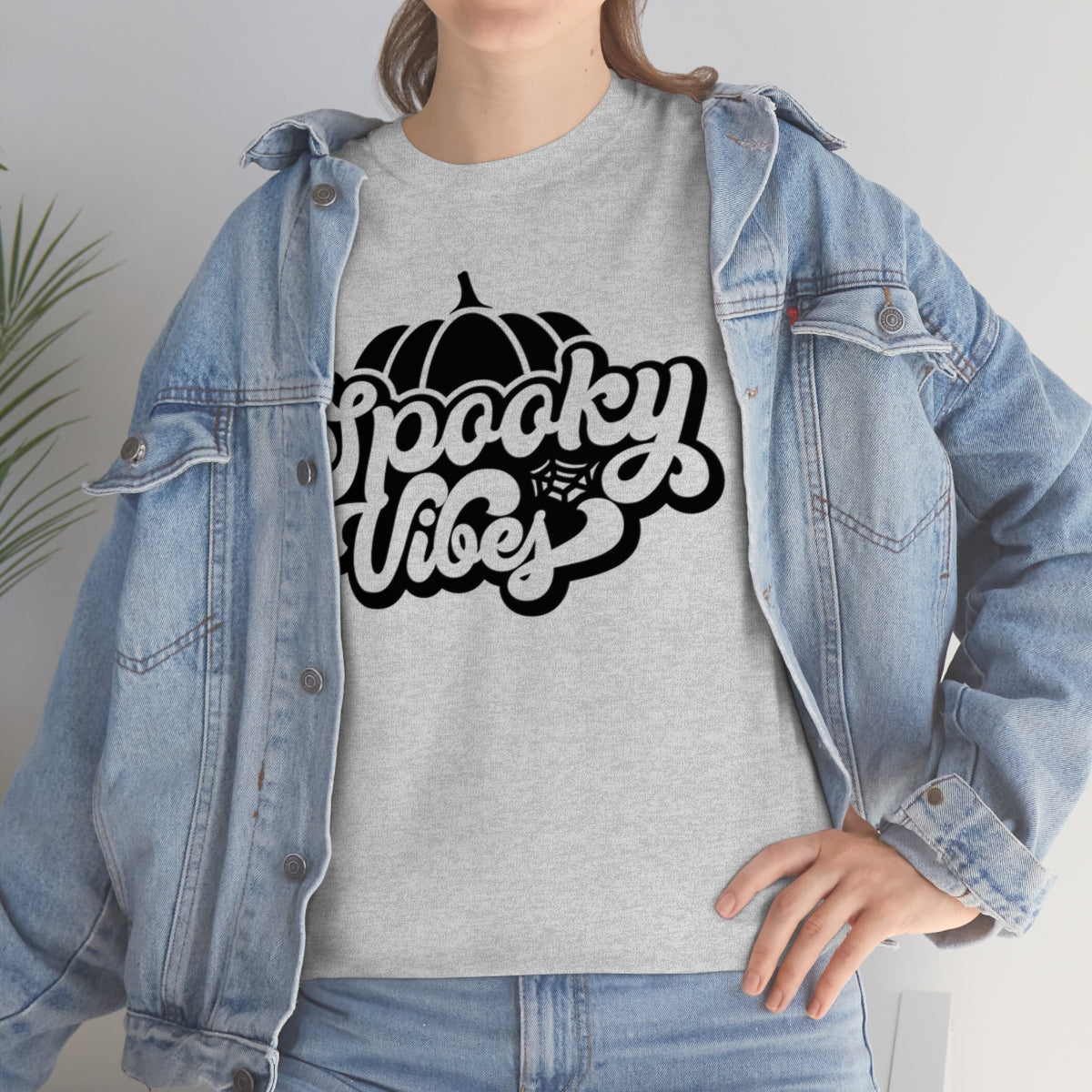 "Spooky Vibes" Unisex Heavy Cotton Tee