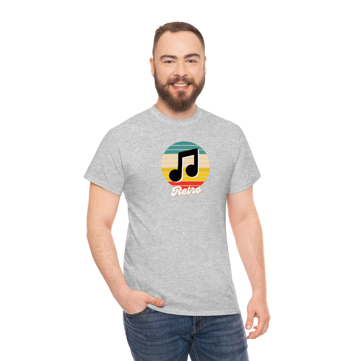 "Retro" Unisex Heavy Cotton Tee
