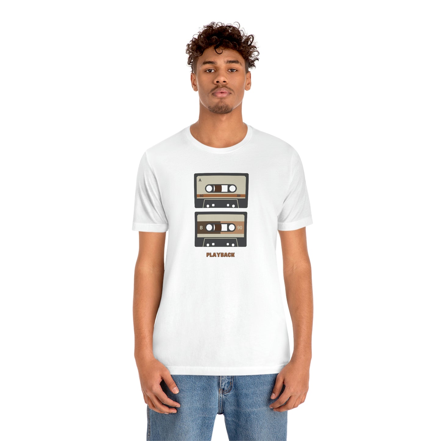"Playback" Unisex Jersey Short Sleeve Tee