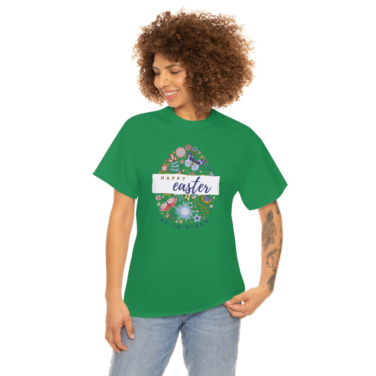 "Happy Easter" Unisex Heavy Cotton Tee