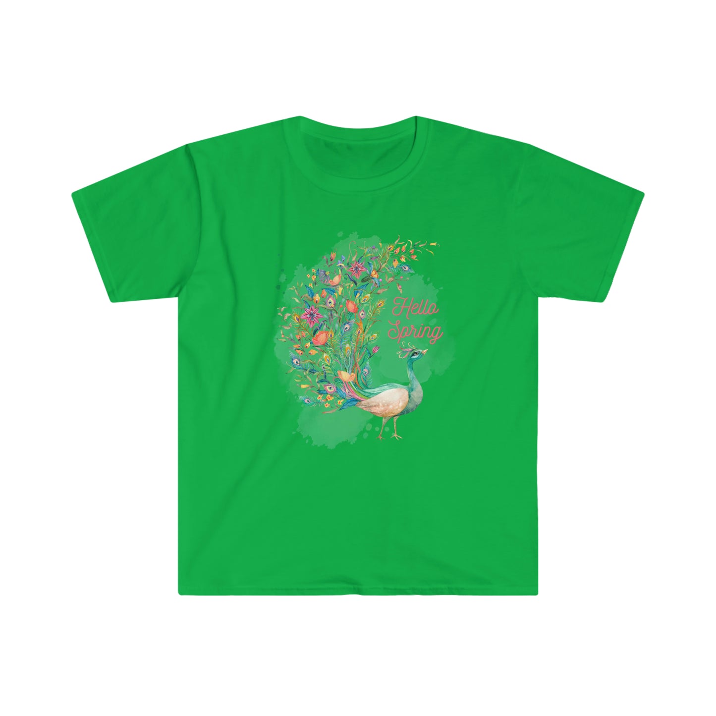 "Hello Spring" Unisex Softstyle T-Shirt