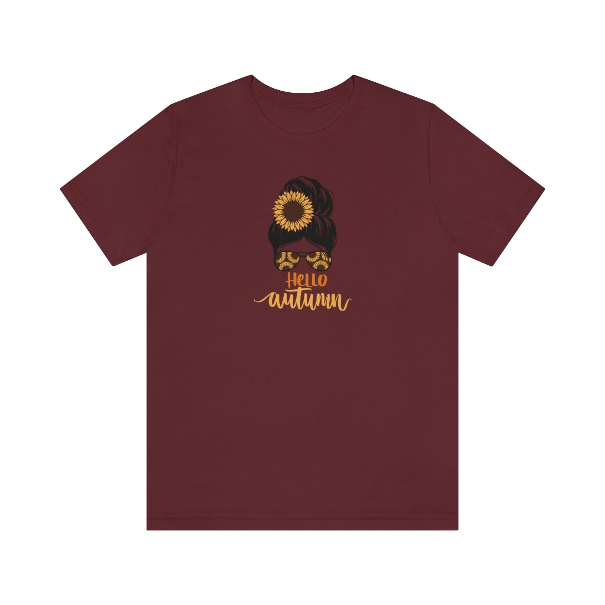 "Hello Autumn" Unisex Jersey Short Sleeve Tee