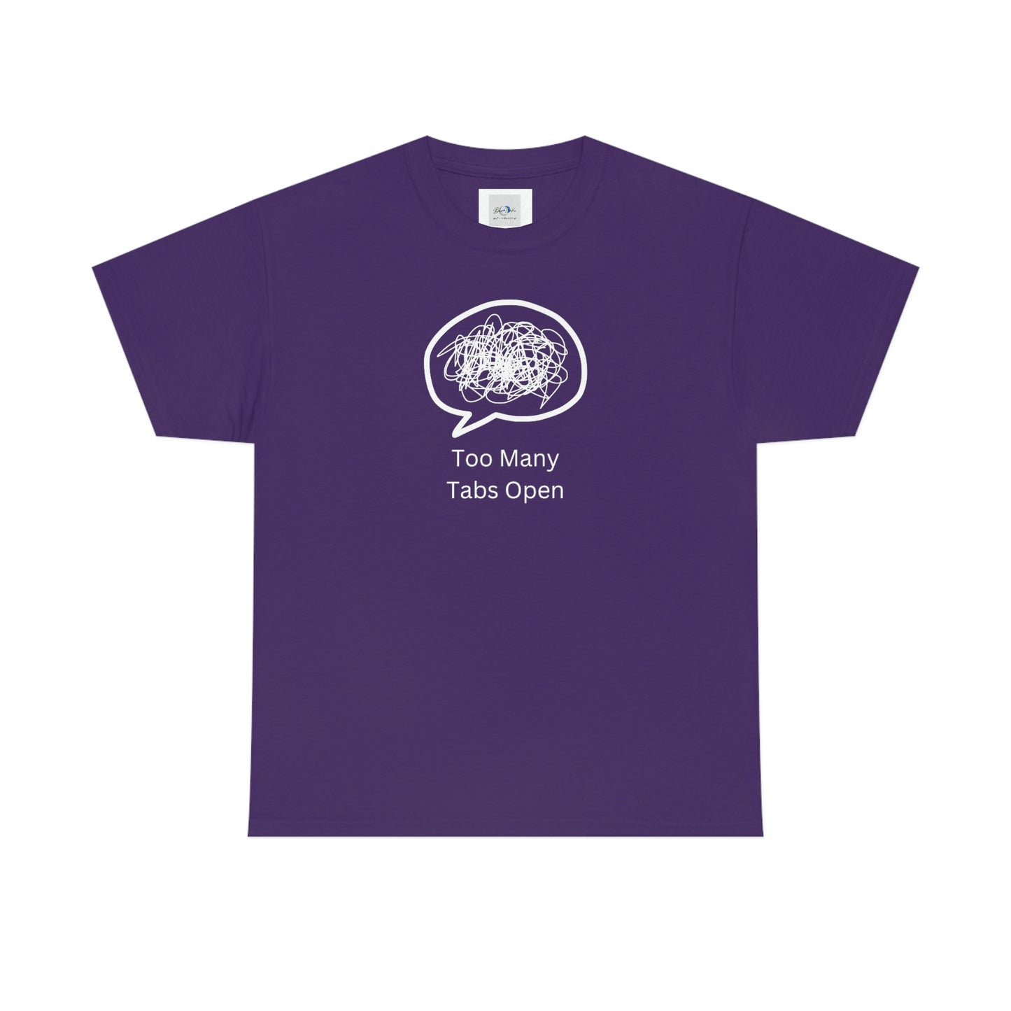 "Too Many Tabs Open" Unisex Heavy Cotton Tee