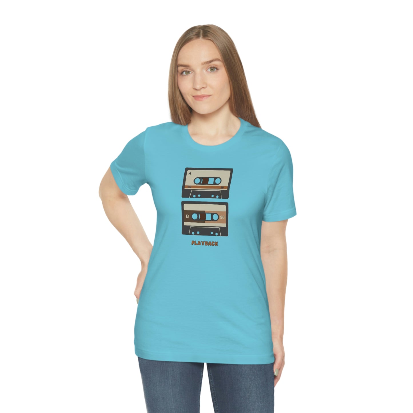"Playback" Unisex Jersey Short Sleeve Tee