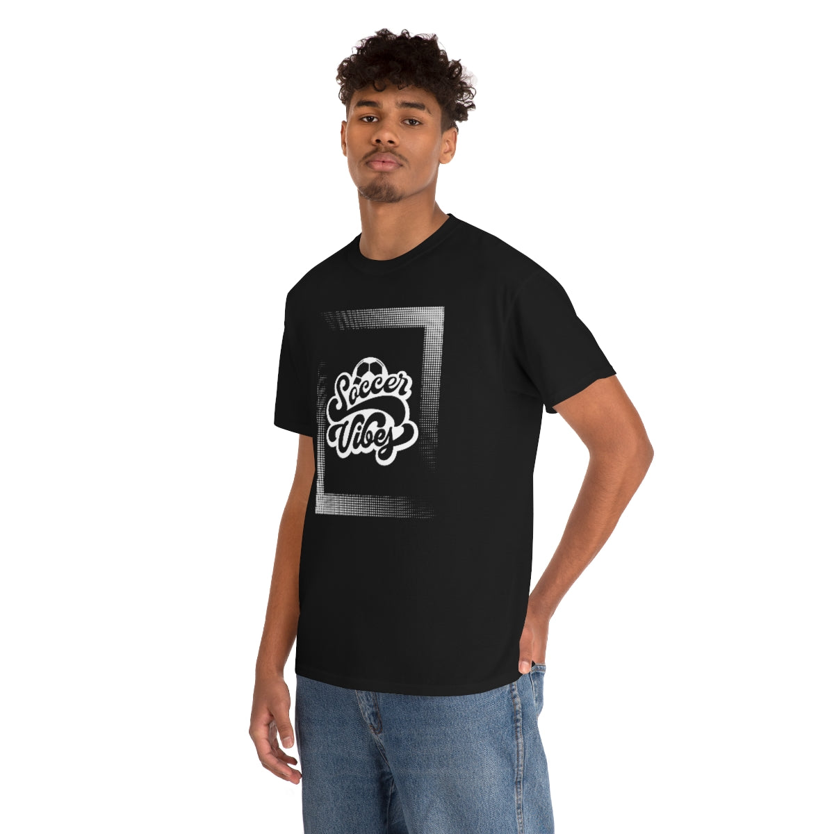 "Soccer Vibes" Unisex Heavy Cotton Tee