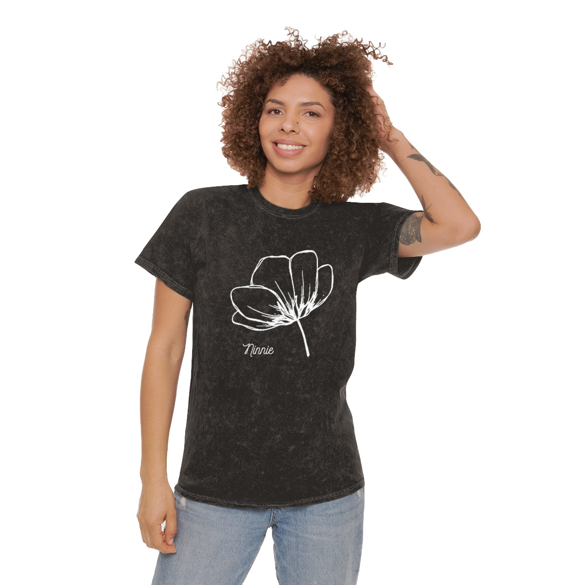 "Ninnie" Unisex Mineral Wash T-Shirt