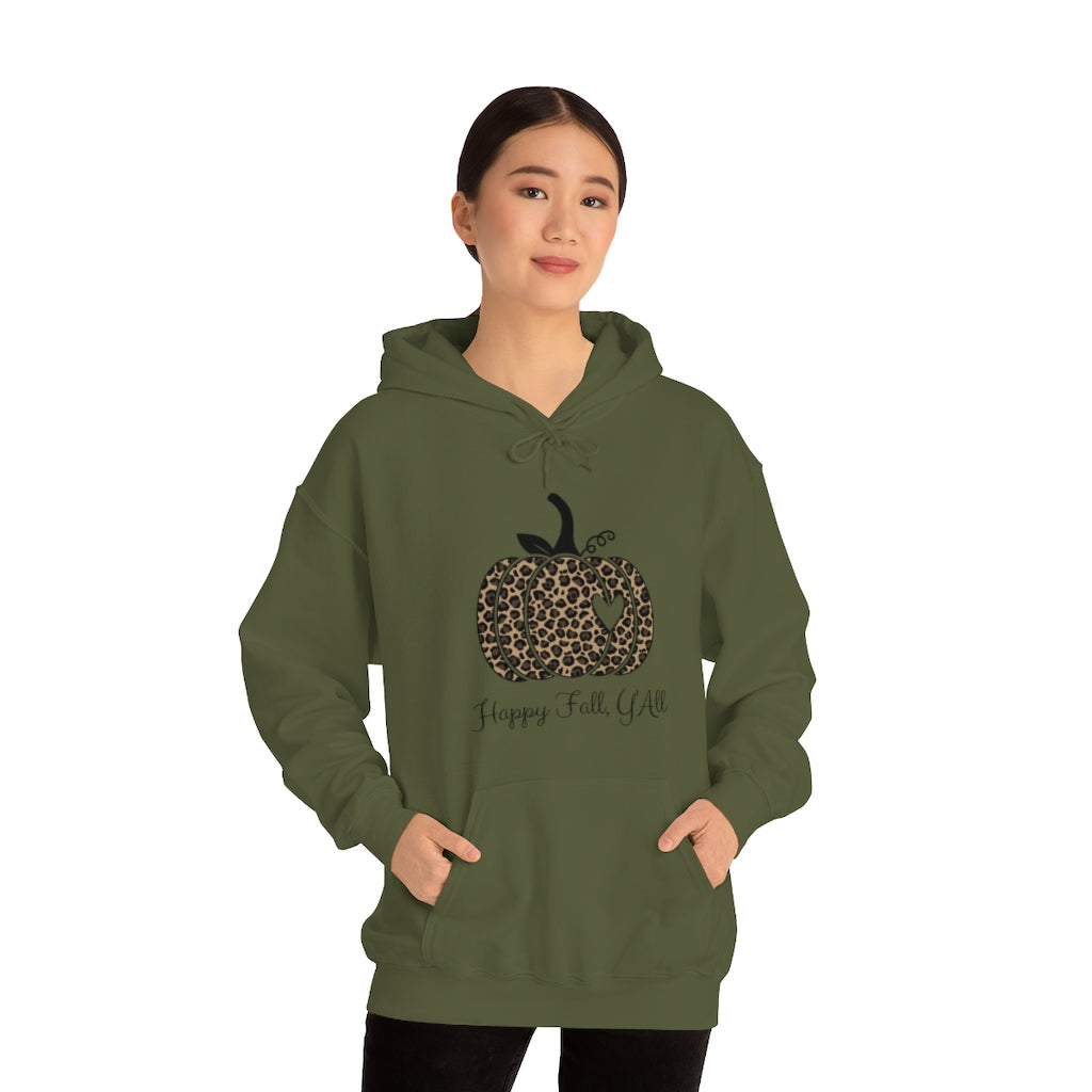 Happy Fall Y'all Unisex Heavy Blend™ Hooded Sweatshirt