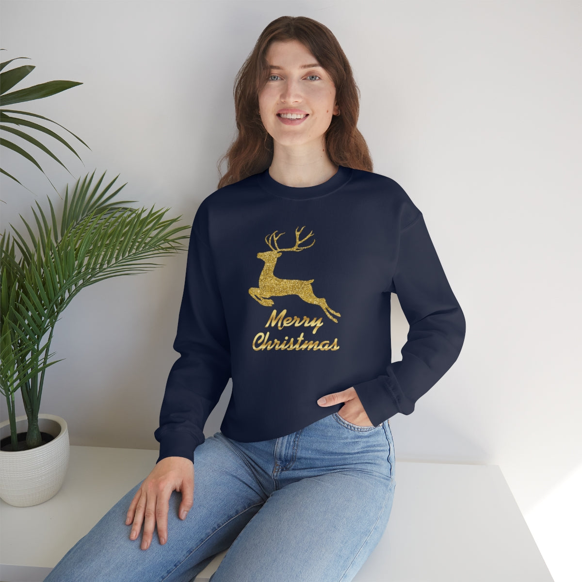 "Merry Christmas" Unisex Heavy Blend™ Crewneck Sweatshirt