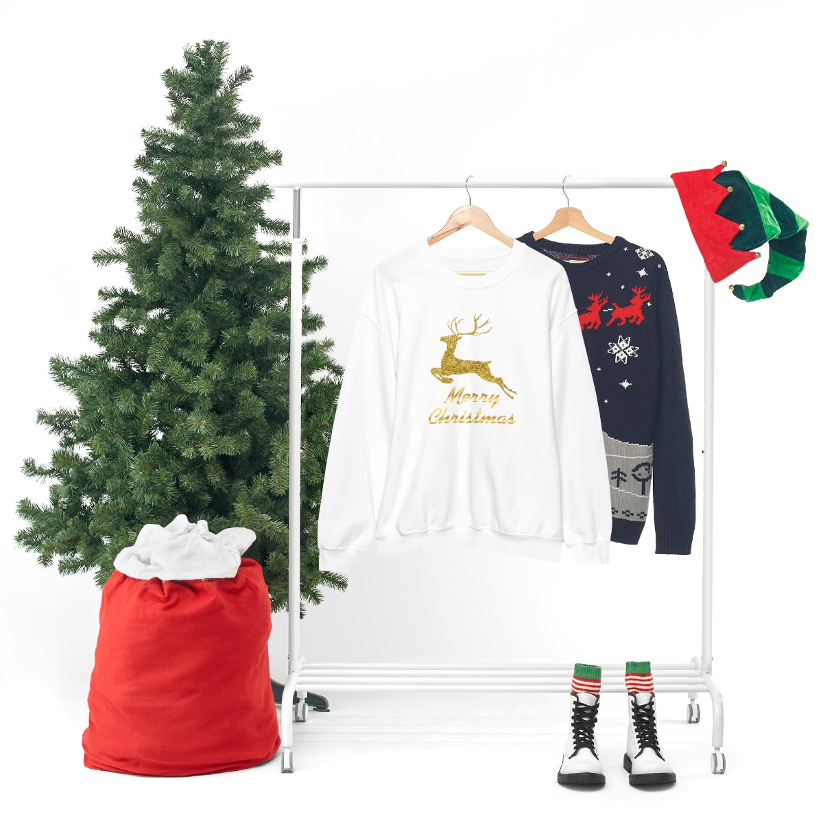 "Merry Christmas" Unisex Heavy Blend™ Crewneck Sweatshirt