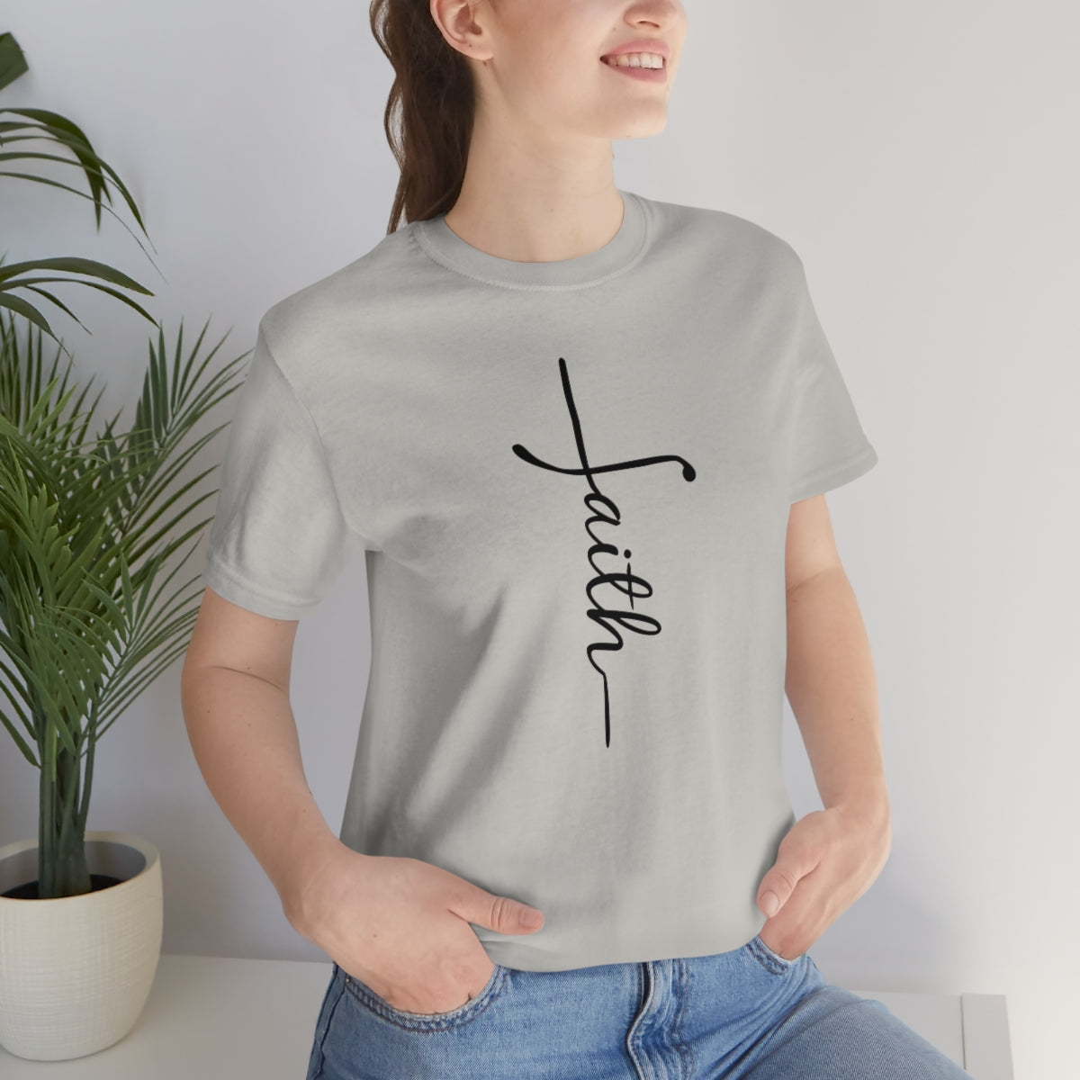 "Faith" Unisex Jersey Short Sleeve Tee