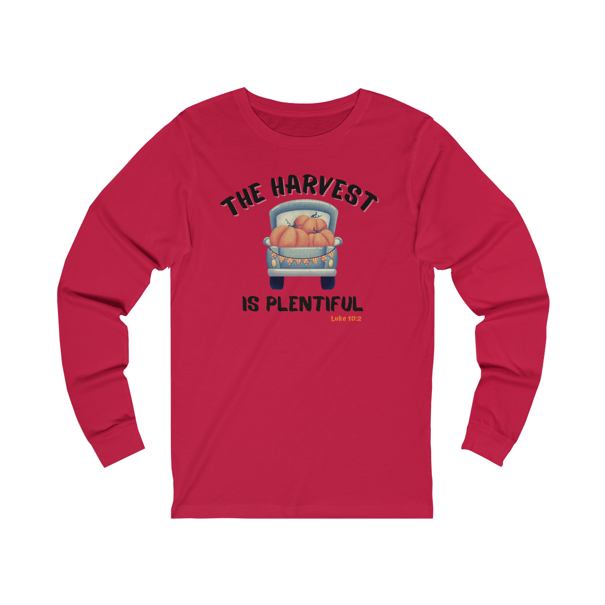 "The Harvest is Plentiful" Unisex Jersey Long Sleeve Tee