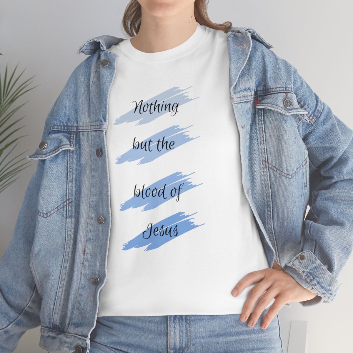 "Nothing But the Blood" Unisex Heavy Cotton Tee