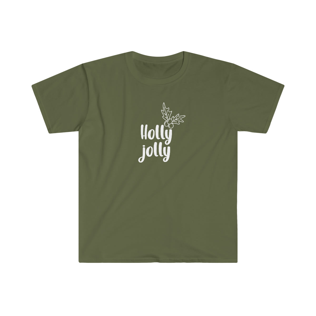 "Holly Jolly" Unisex Softstyle T-Shirt