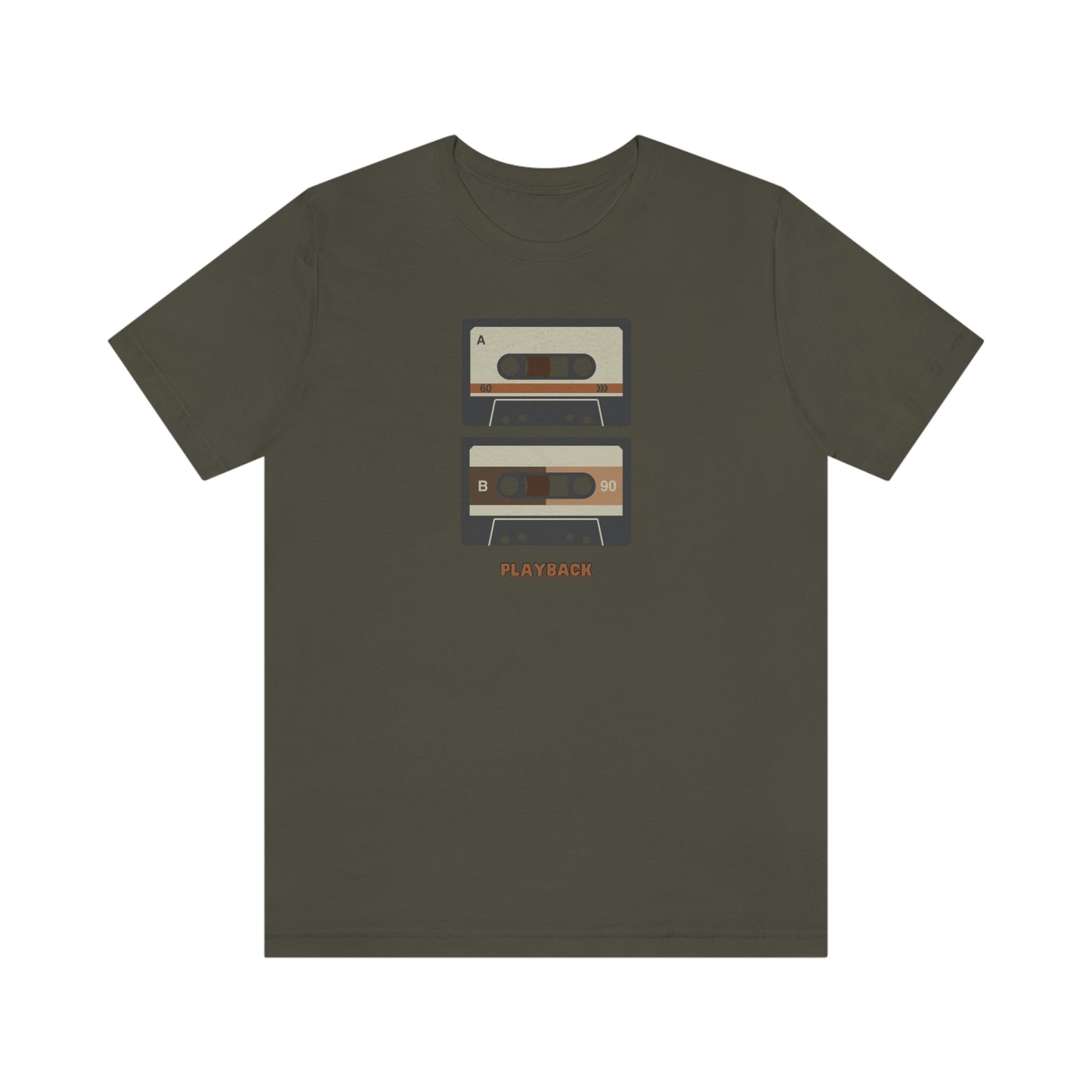 "Playback" Unisex Jersey Short Sleeve Tee