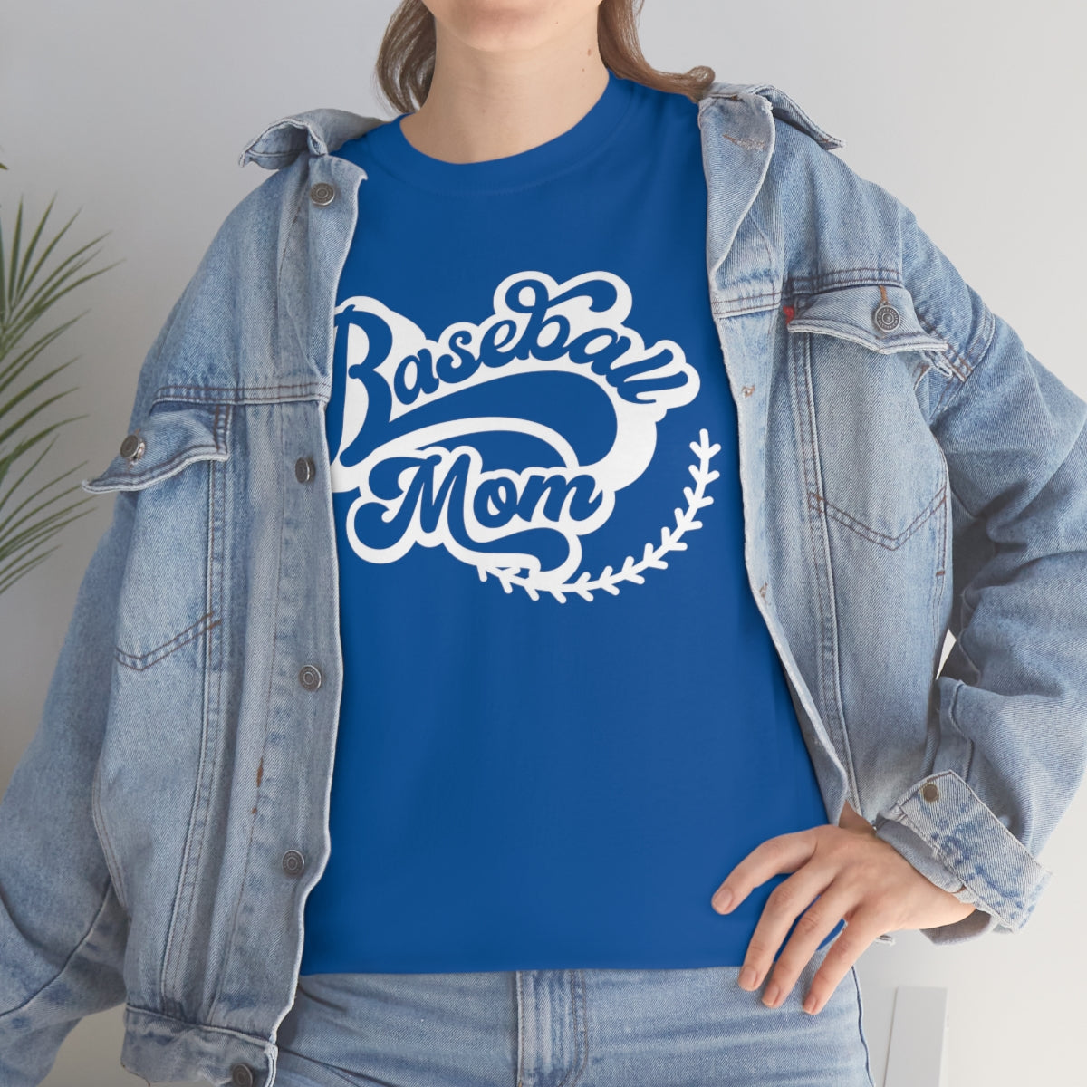 "Baseball Mom" Unisex Heavy Cotton Tee