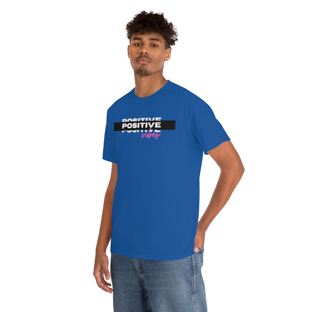 Positive Vibes Unisex Heavy Cotton Tee