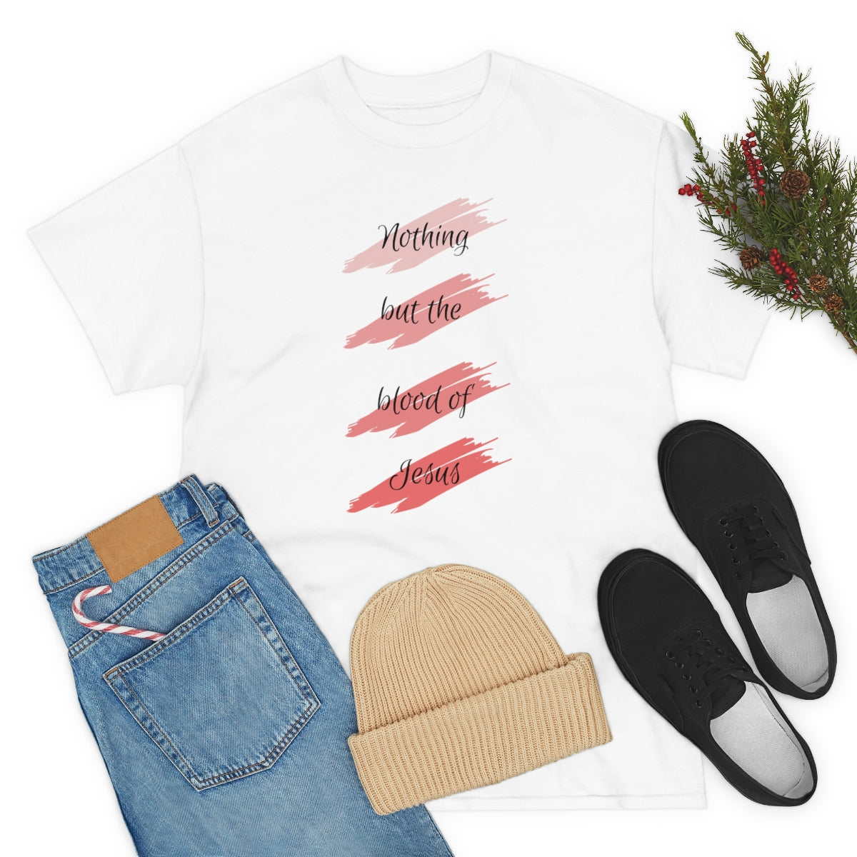 "Nothing But the Blood" Unisex Heavy Cotton Tee