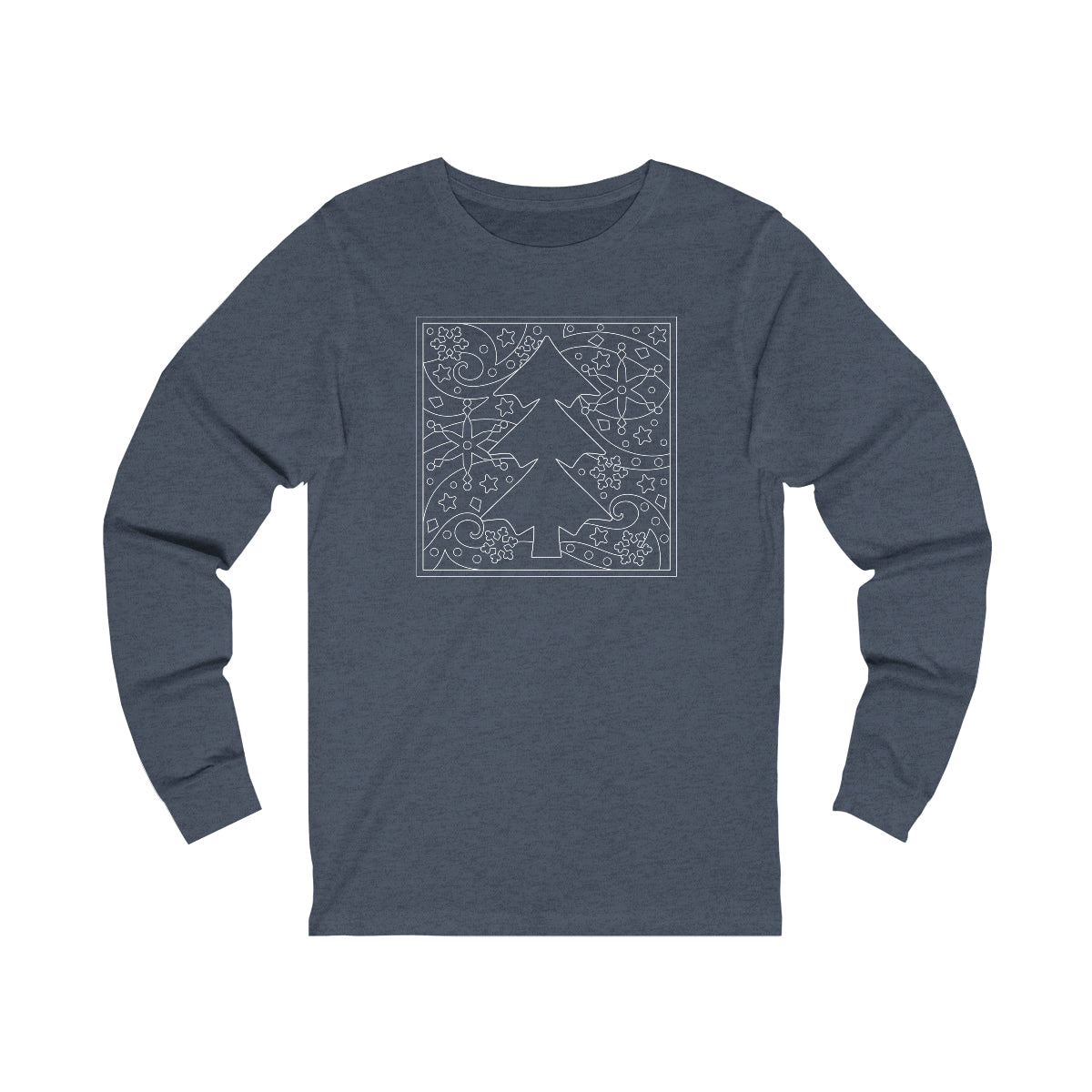 "Christmas Tree" Unisex Jersey Long Sleeve Tee