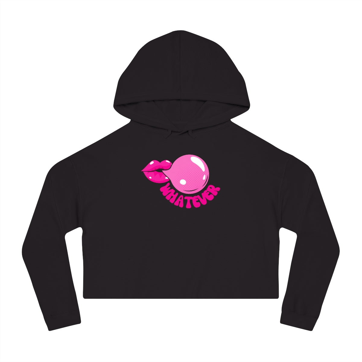 "Whatever" Women’s Cropped Hooded Sweatshirt
