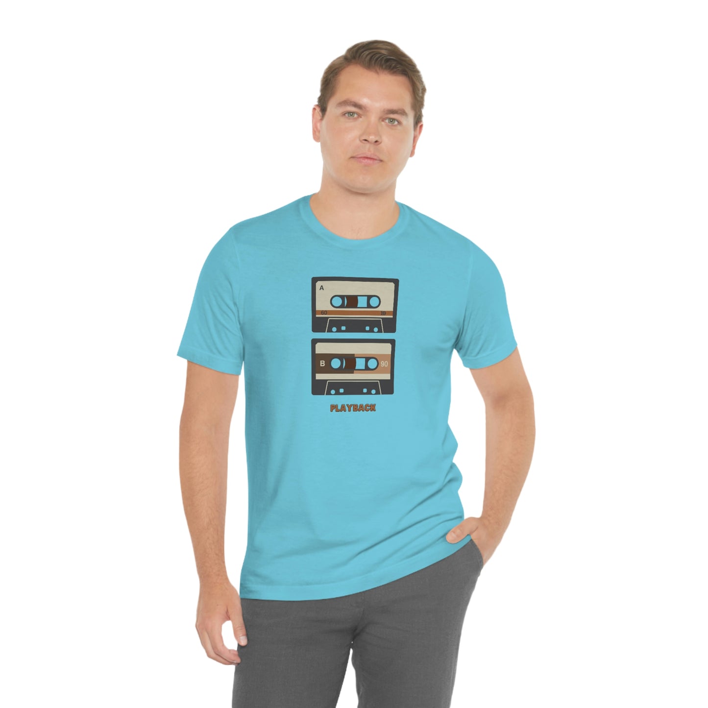 "Playback" Unisex Jersey Short Sleeve Tee