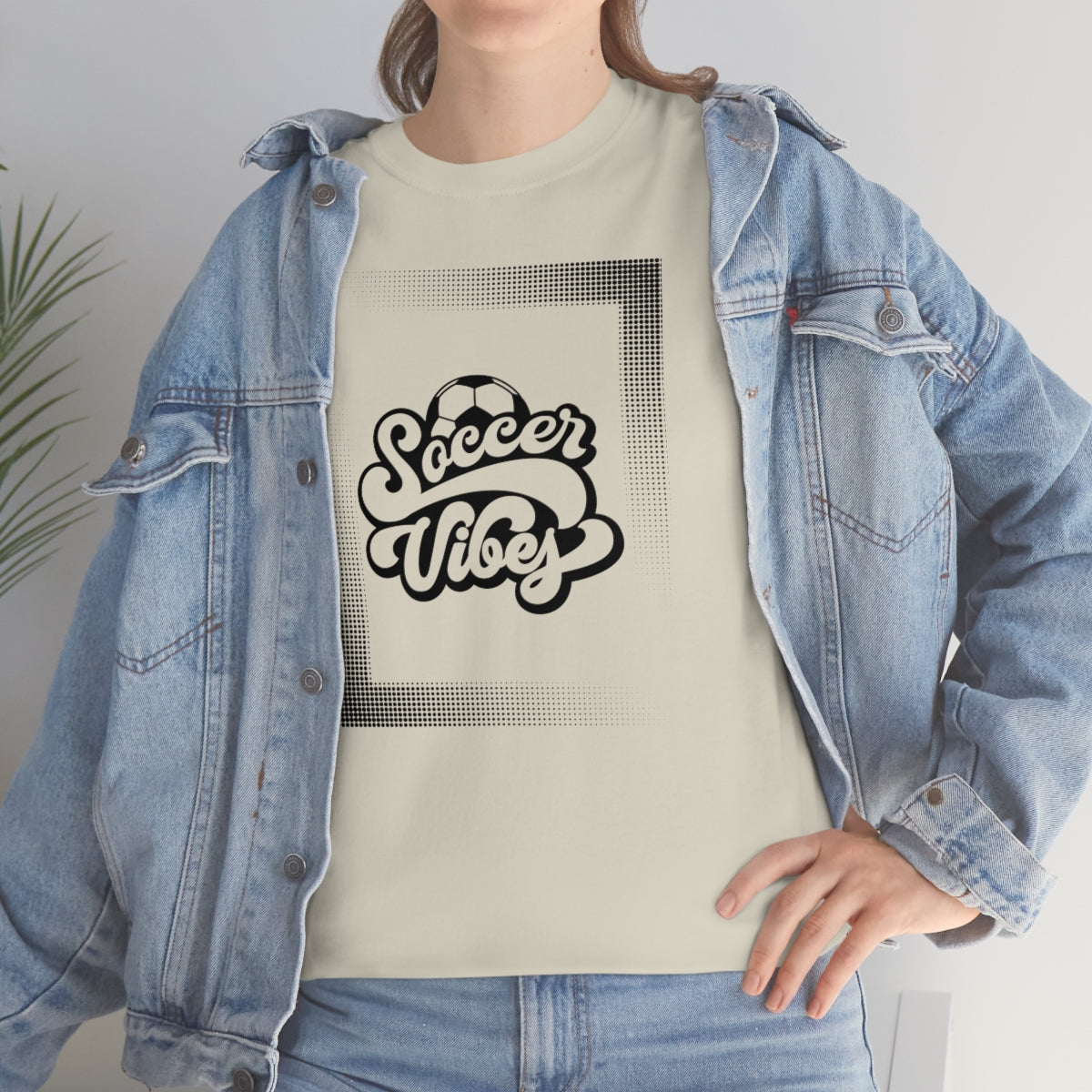 "Soccer Vibes" Unisex Heavy Cotton Tee