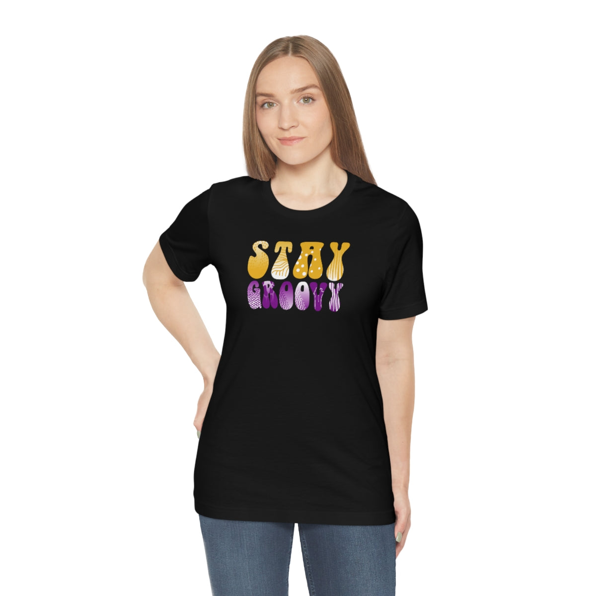 Stay Groovy Unisex Jersey Short Sleeve Tee