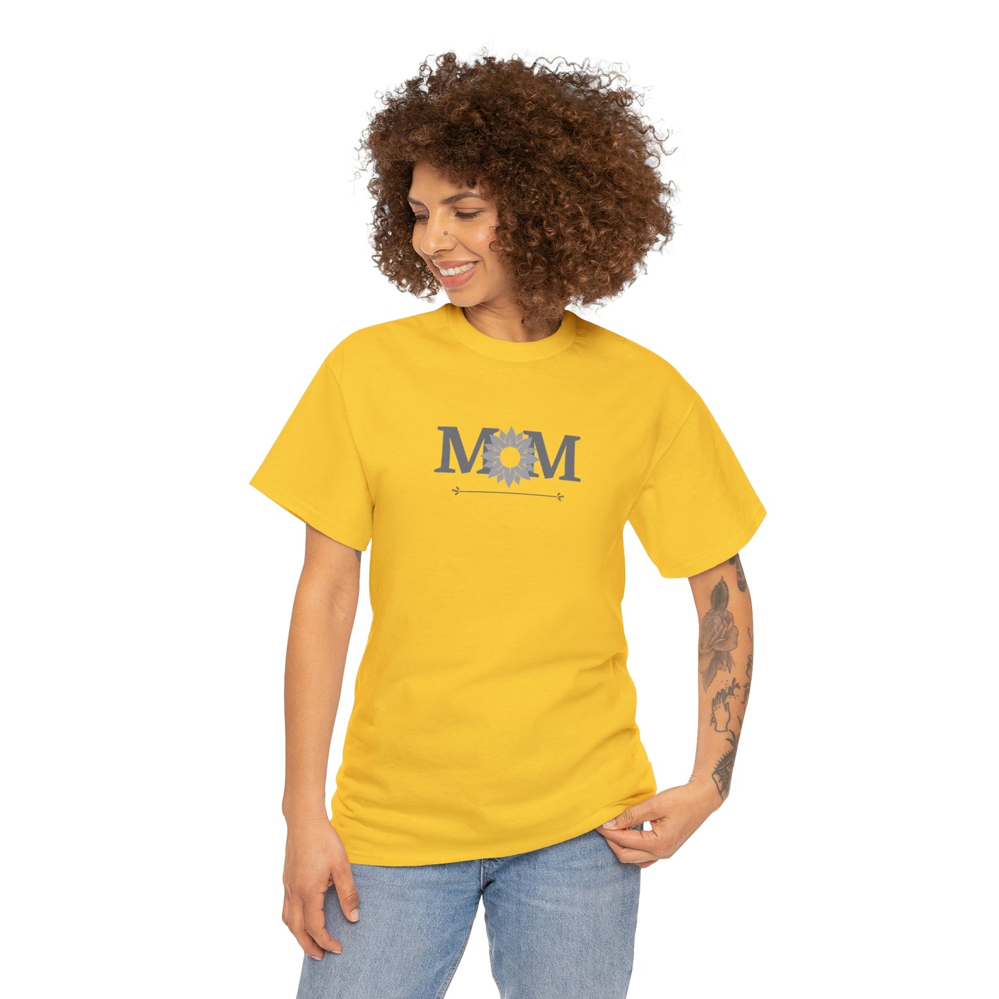 "Mom" Unisex Heavy Cotton Tee