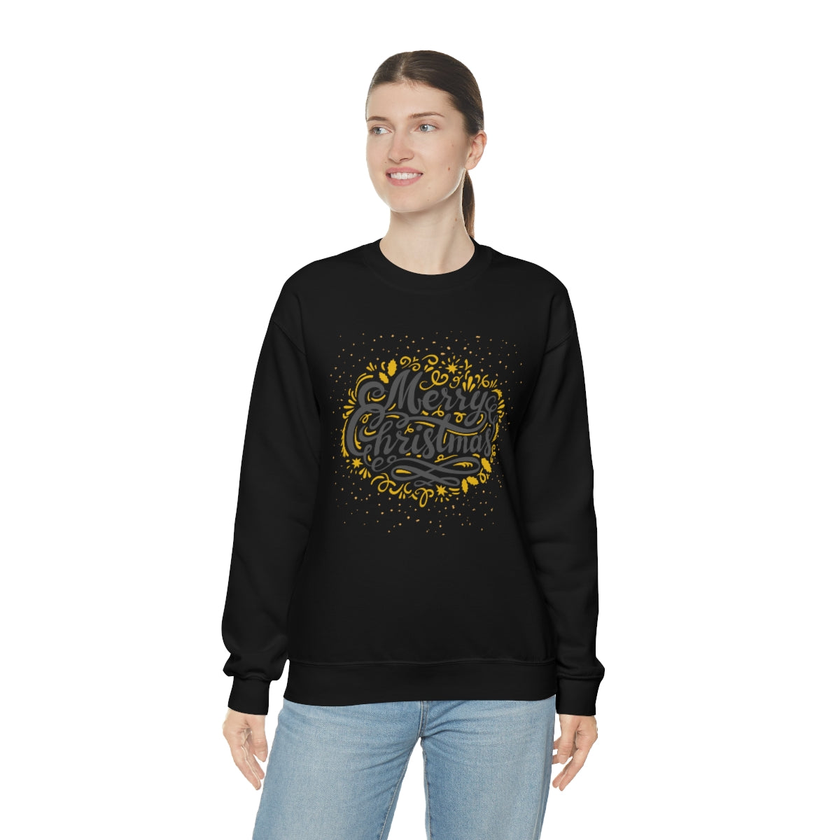 "Merry Christmas" Unisex Heavy Blend™ Crewneck Sweatshirt