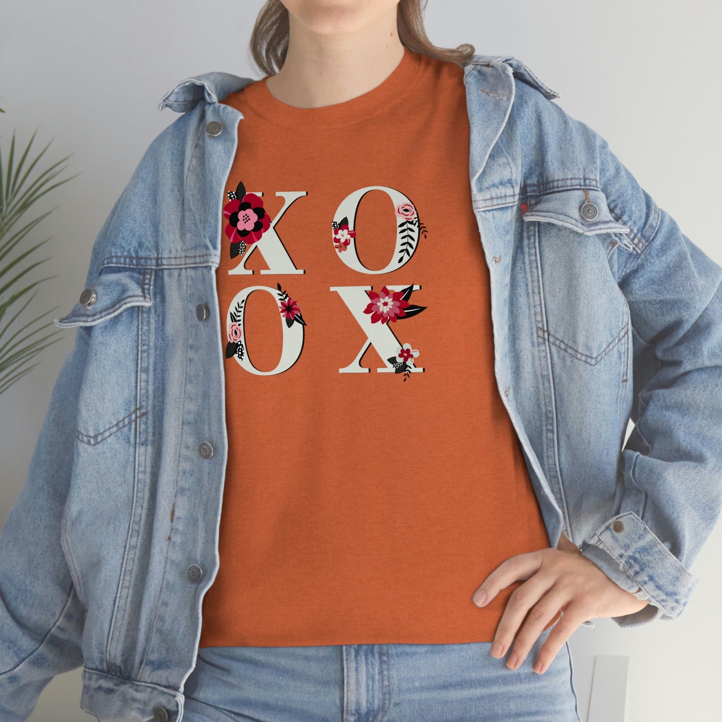 "XO OX" Unisex Heavy Cotton Tee