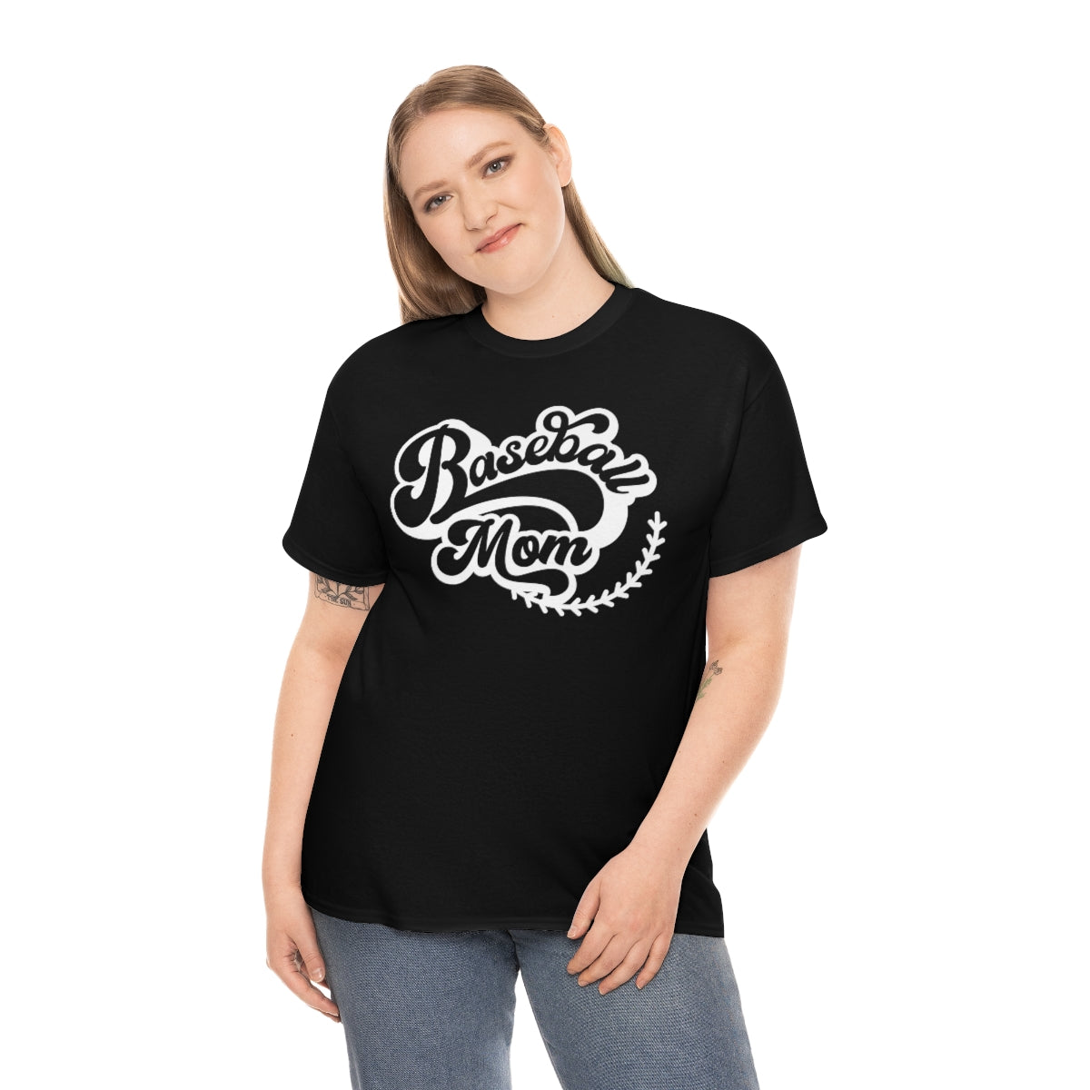 "Baseball Mom" Unisex Heavy Cotton Tee