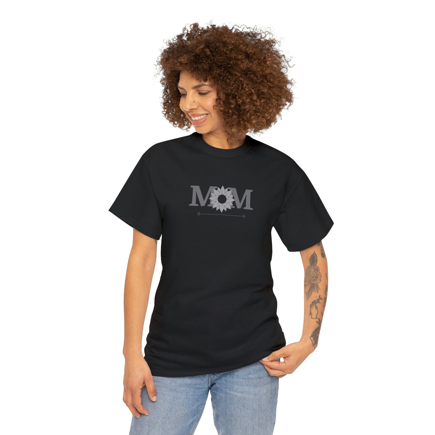 "Mom" Unisex Heavy Cotton Tee