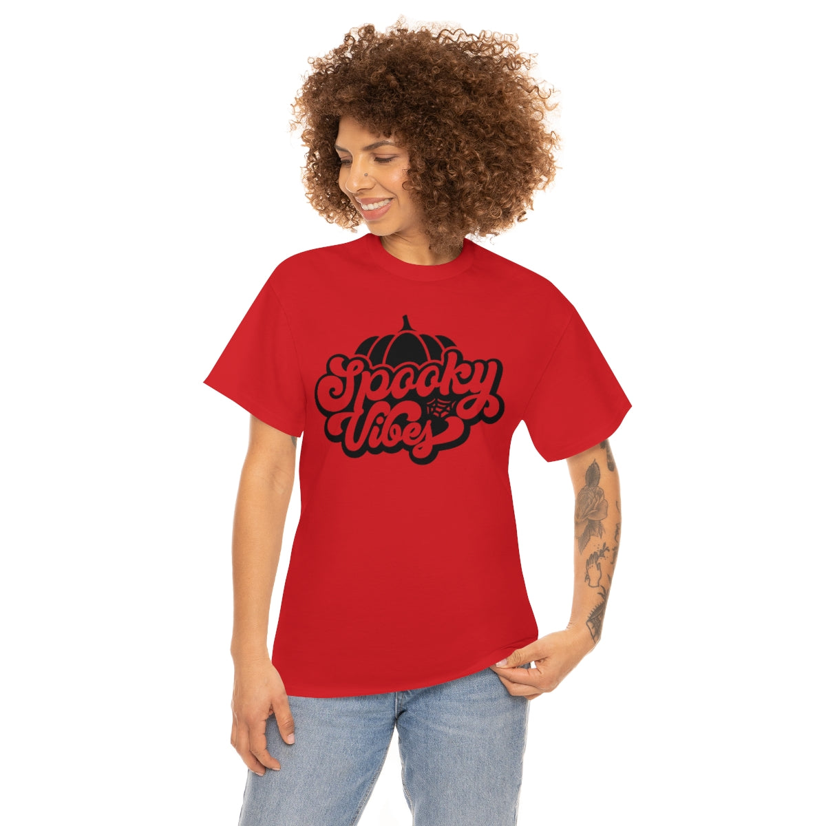 "Spooky Vibes" Unisex Heavy Cotton Tee