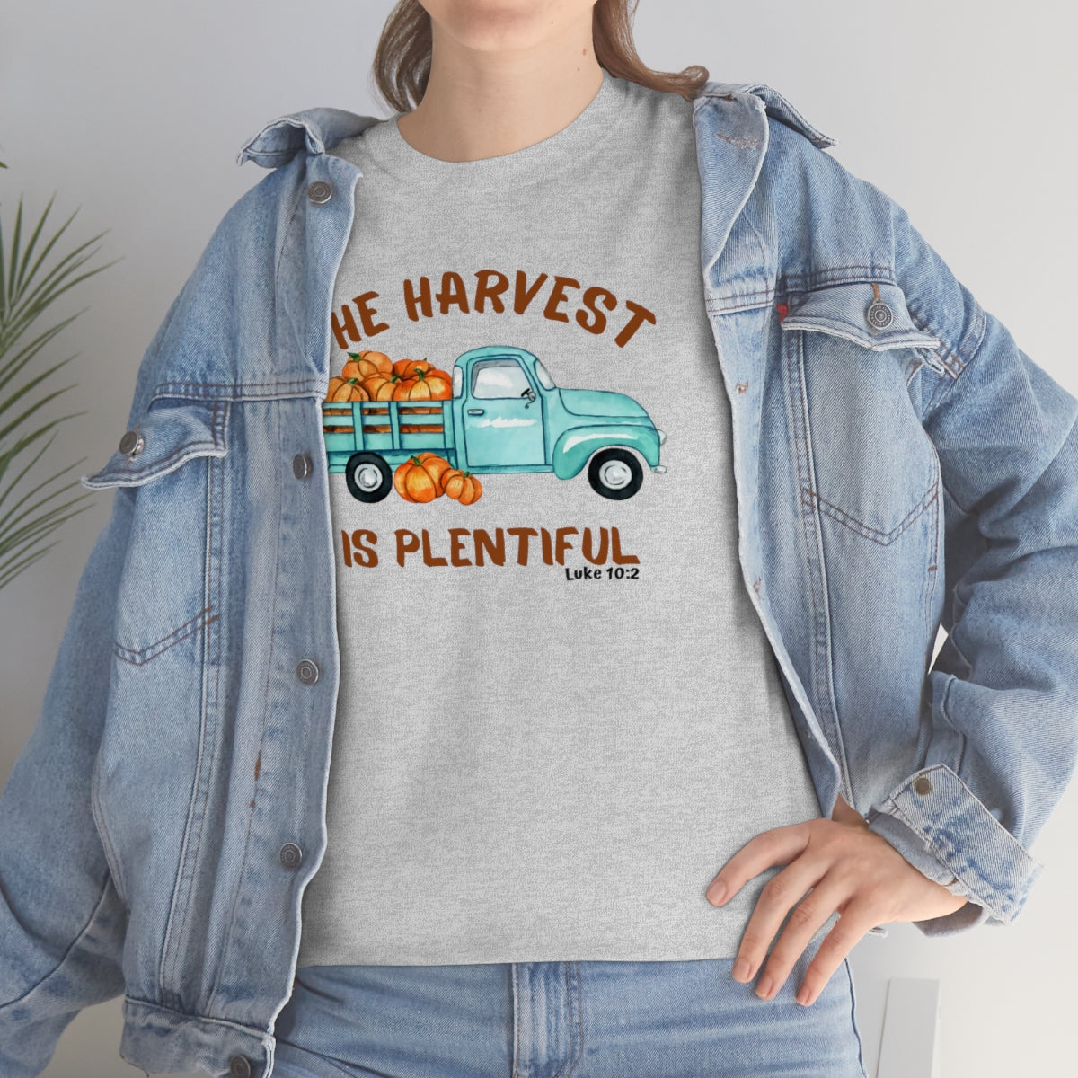 The Harvest is Plentiful Unisex Heavy Cotton Tee