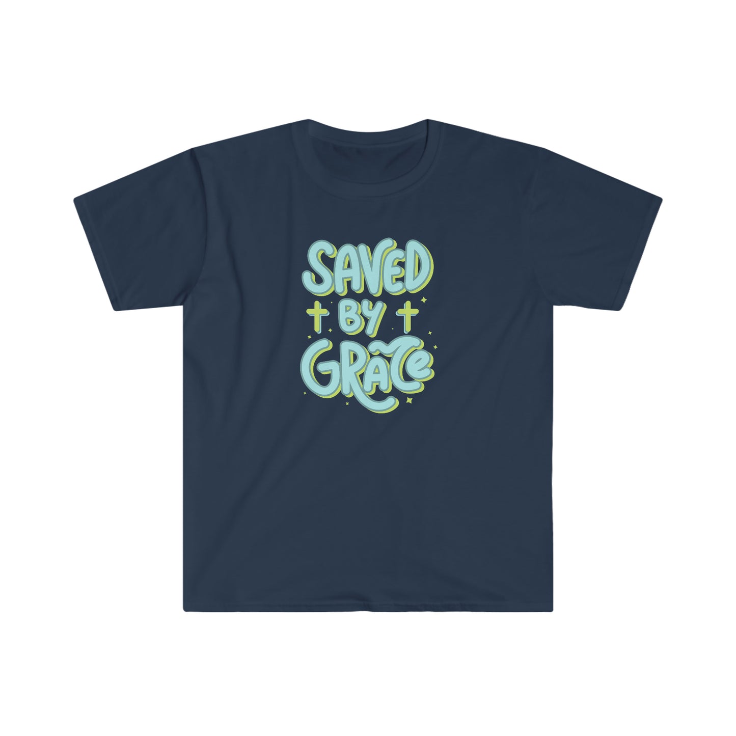 "Saved By Grace" Unisex Softstyle T-Shirt