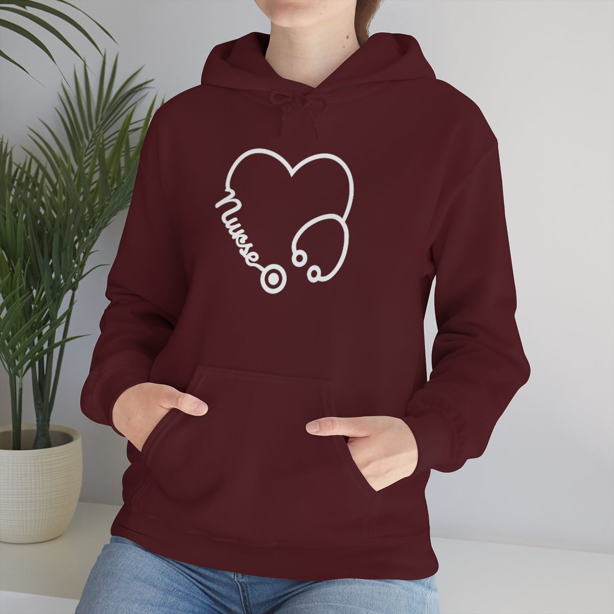 "Nurse" Unisex Heavy Blend™ Hooded Sweatshirt