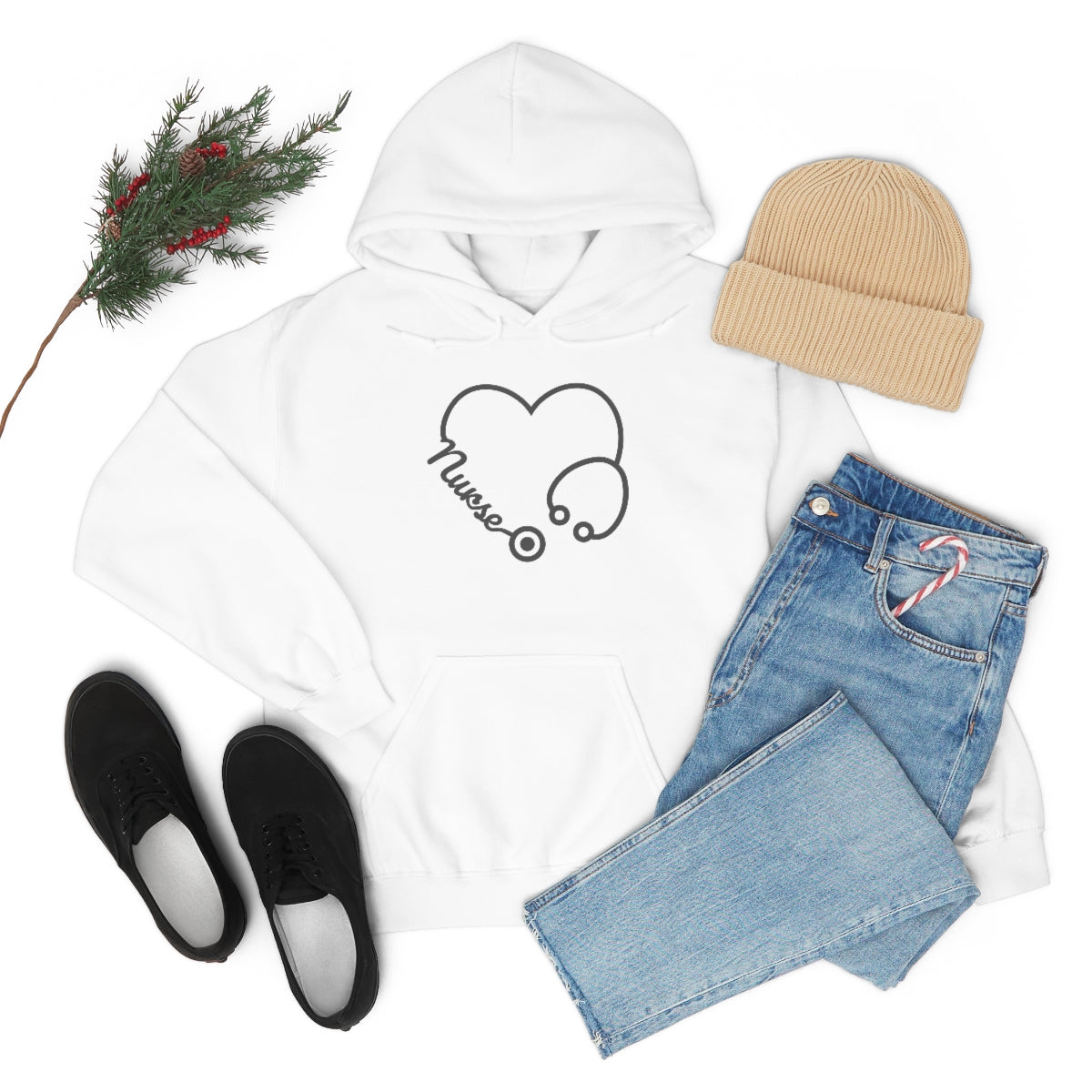 "Nurse" Unisex Heavy Blend™ Hooded Sweatshirt