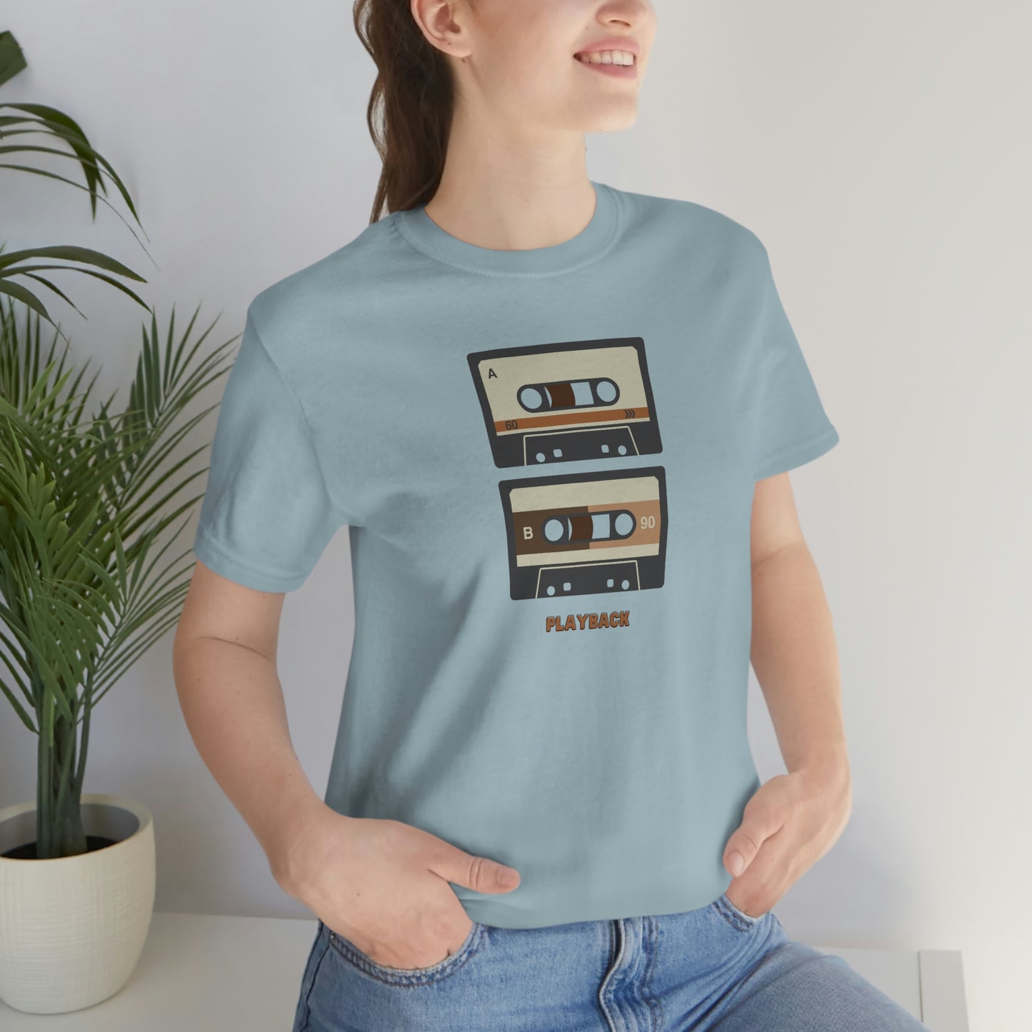 "Playback" Unisex Jersey Short Sleeve Tee
