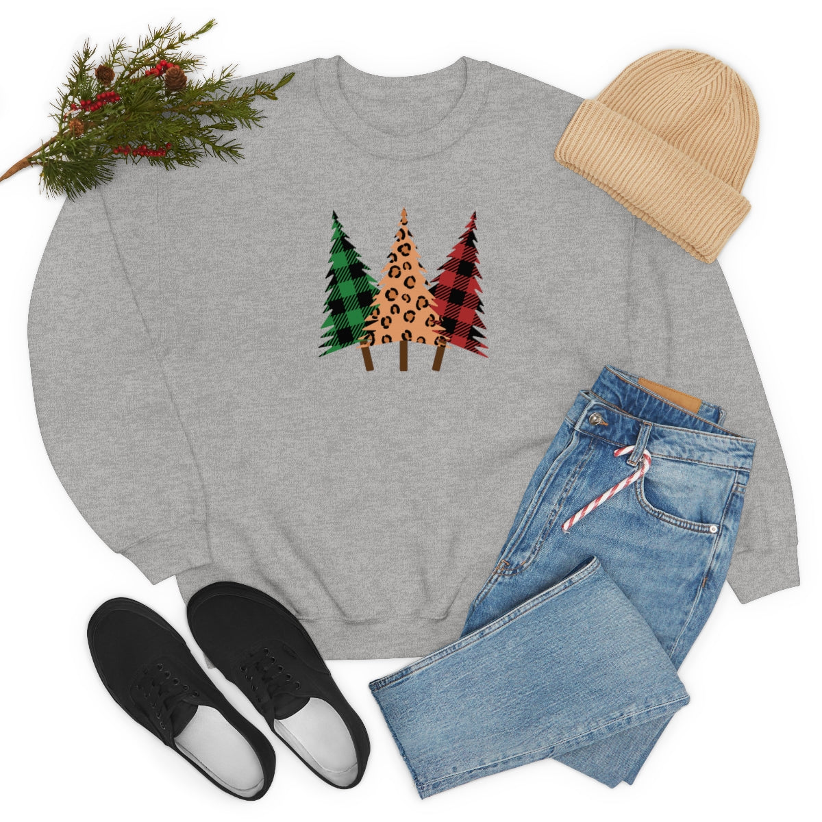 "Christmas Trees" Unisex Heavy Blend™ Crewneck Sweatshirt
