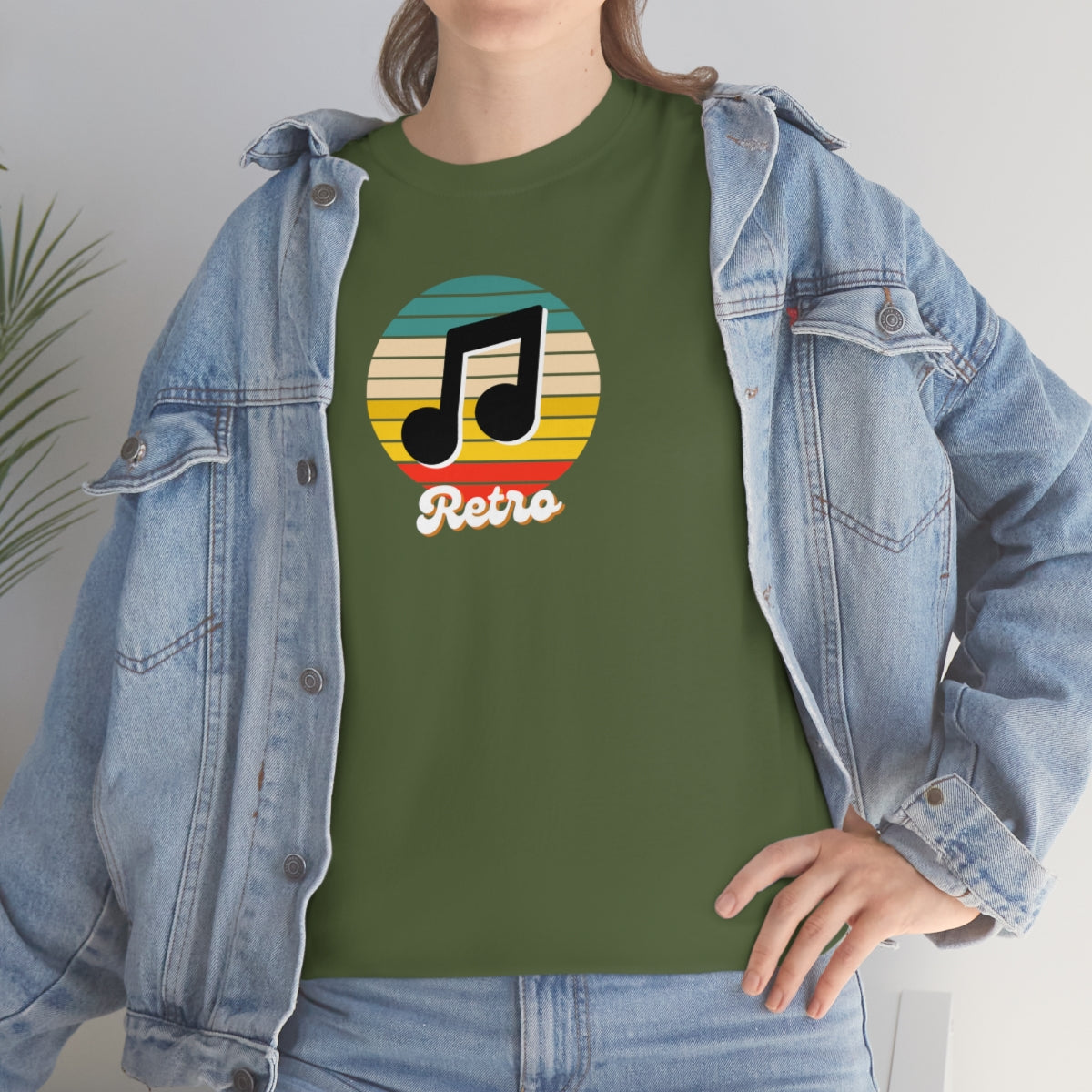 "Retro" Unisex Heavy Cotton Tee
