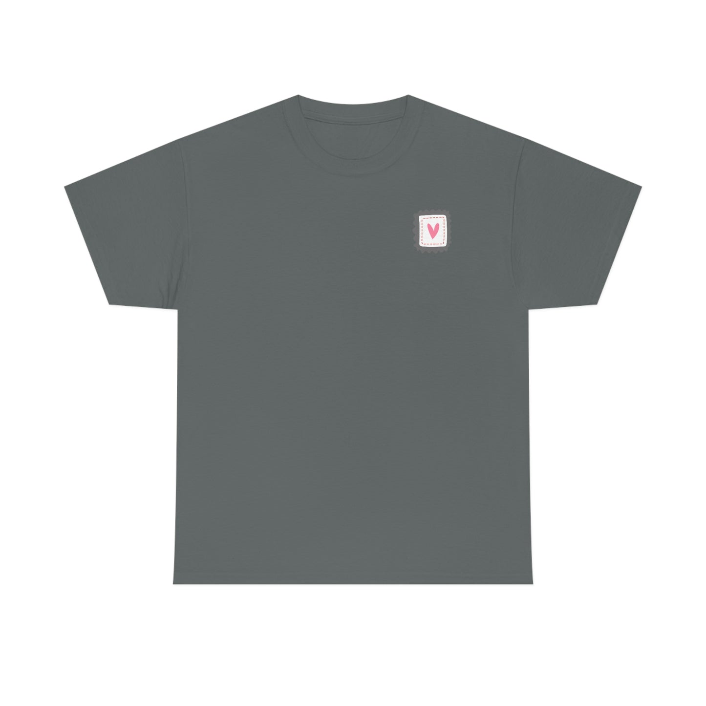 "Love Stamp" Front/Back Design Unisex Heavy Cotton Tee