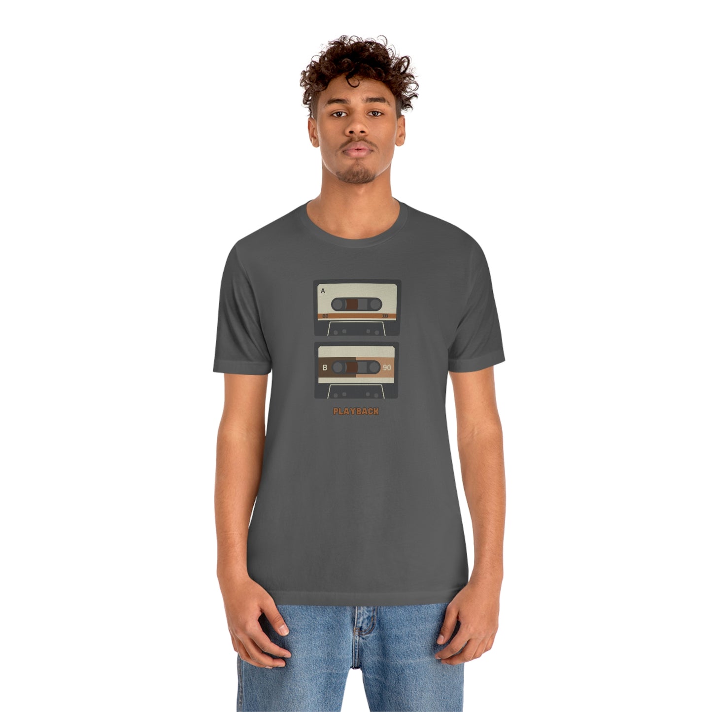 "Playback" Unisex Jersey Short Sleeve Tee