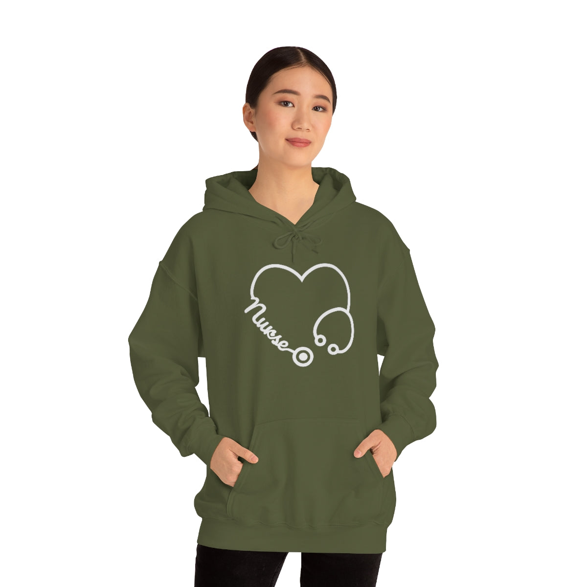 "Nurse" Unisex Heavy Blend™ Hooded Sweatshirt